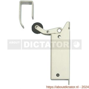 Dictator deuropvanger hydraulisch 1400 wit RAL 9010 haak 1014 80 N cilinder regelbaar - D10100272 - afbeelding 1