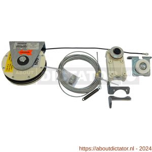 Dictator mechanische schuifdeursluiter Dictamat 50 BK 50 N veerkabelrol met 2 m kabel modulair systeem - D10100115 - afbeelding 1
