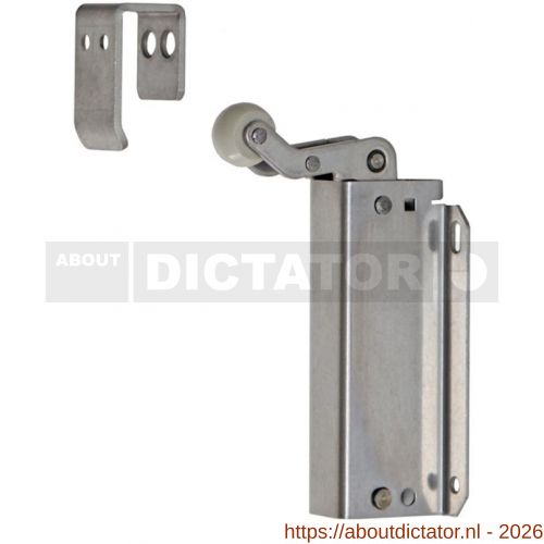 Dictator deuropvanger hydraulisch Junior type 140 RVS trekkend - D10100094 - afbeelding 1