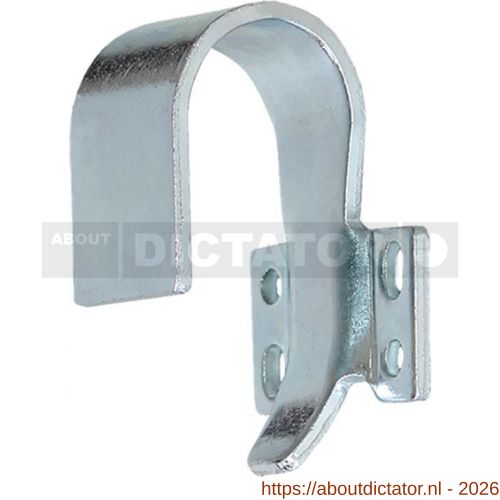 Dictator lage opvang haak voor Dictator deuropvanger type 1011 zink - D10100121 - afbeelding 1