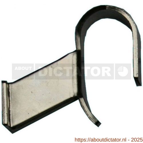 Dictator extra hoge opvang haak voor Dictator deuropvanger type 1013 nikkel - D10100256 - afbeelding 1