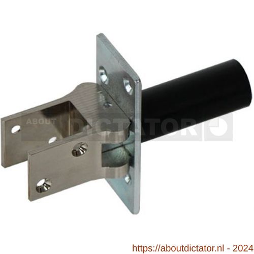 Hawgood deurveerscharnier 4000-E nikkel - D10100236 - afbeelding 1