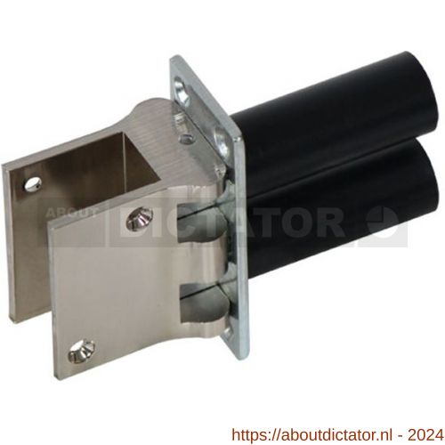 Hawgood deurveerscharnier 4000-D nikkel - D10100237 - afbeelding 1
