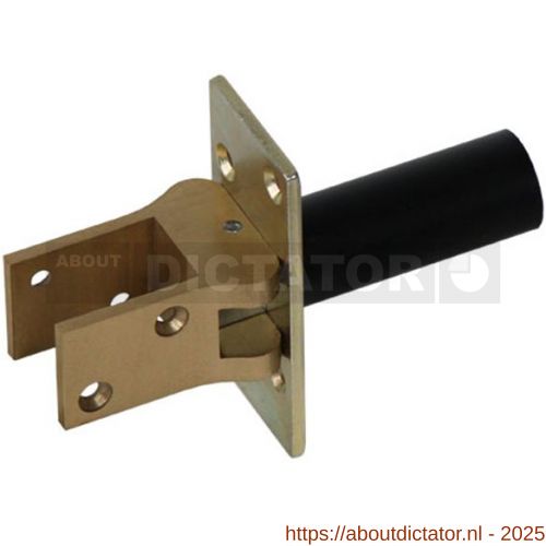 Hawgood deurveerscharnier 4500-E messing - D10100240 - afbeelding 1