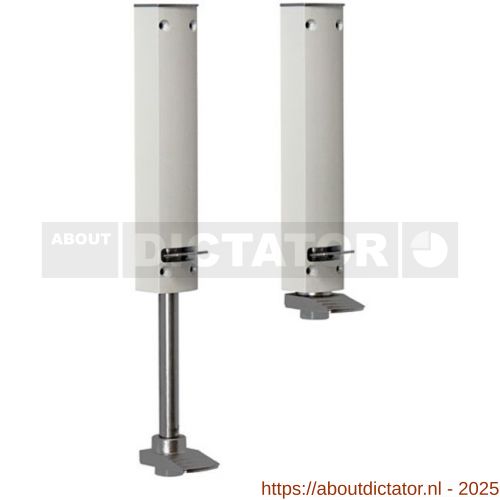 Dictator deurvastzetter Design Line ZE-120 slag tot en met 120 mm wit RAL 9010 - D10100189 - afbeelding 1