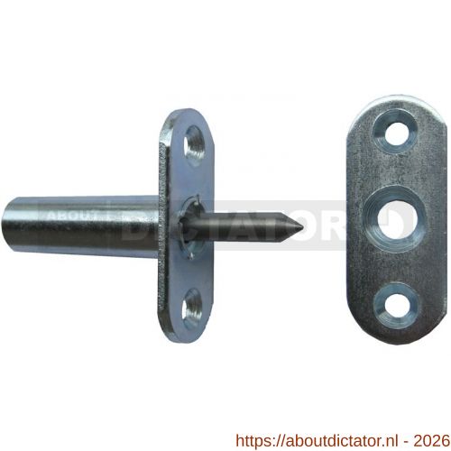 Dictator HLS-Catch behuizing 50 mm hotmelt - D10100200 - afbeelding 1