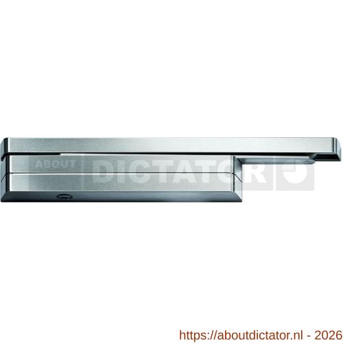 Dictator deurdranger TJSS T6 inclusief standaard glijrail EN 3-6 RVS gepolijste afdekkap deurblad scharnierzijde-kozijn niet scharnierzijde 6170100 - D10100029 - afbeelding 1