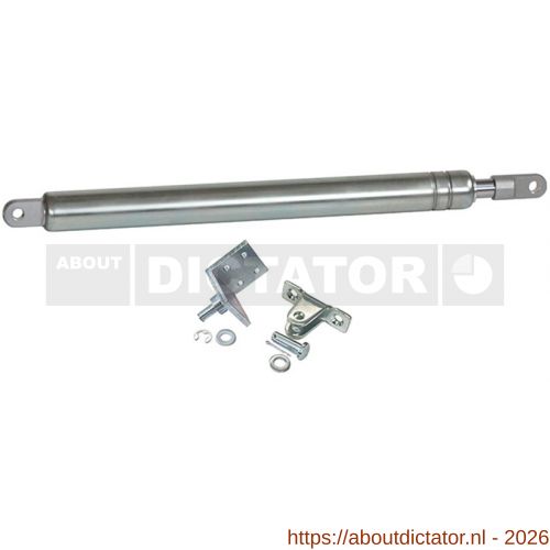 Dictator deuropeningsbegrenzer 10230250TBFL met vaststelling bevestigingsset 1 (205197 en 205262) 71023250 FL - D10100265 - afbeelding 1