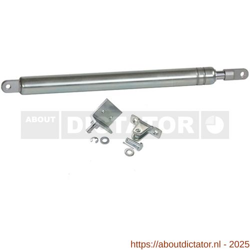 Dictator deuropeningsbegrenzer 14280250TBFL met vaststelling bevestigingsset 3 (205197 en 205263) 71428250 FL - D10100057 - afbeelding 1